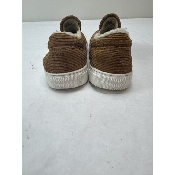 J Crew Corduroy Slip-On Sneakers with Sherpa Fleece Lining Shoe Size 9.5 Comfort - Picture 8 of 12